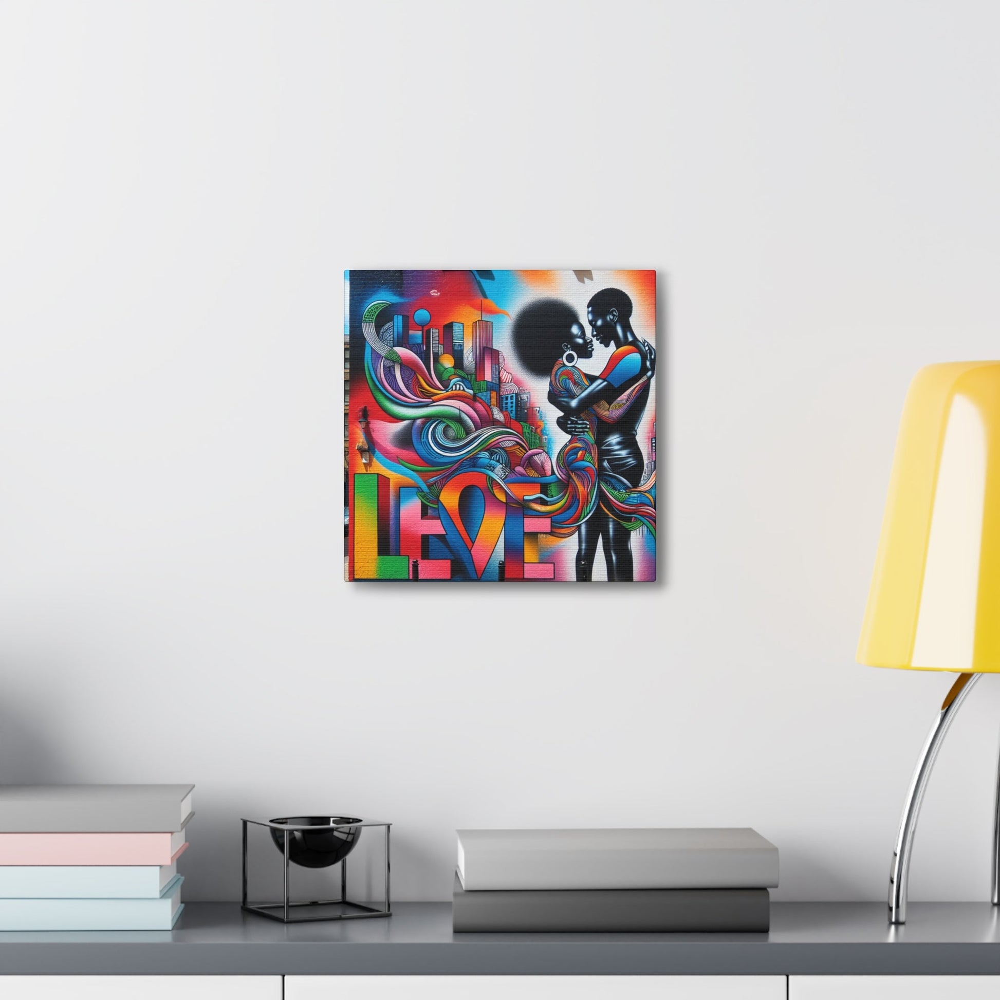 "Colorful Embrace of Love" - Canvas - Authentic4Us