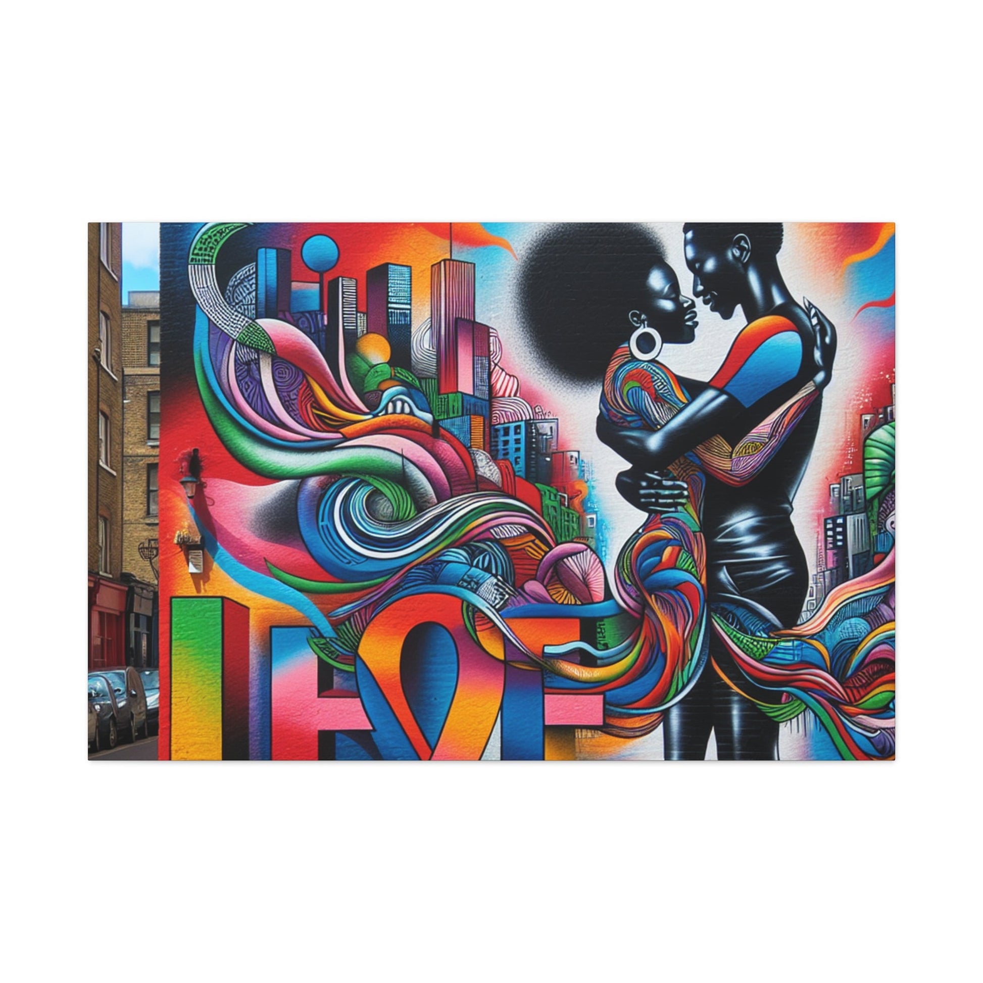 "Colorful Embrace of Love" - Canvas - Authentic4Us