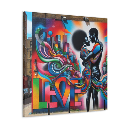 "Colorful Embrace of Love" - Canvas - Authentic4Us