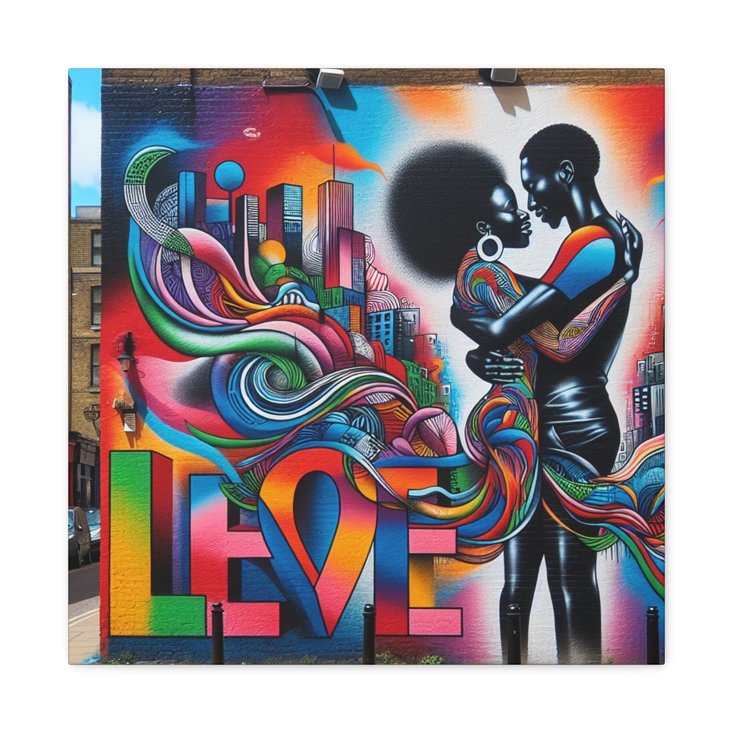 "Colorful Embrace of Love" - Canvas - Authentic4Us