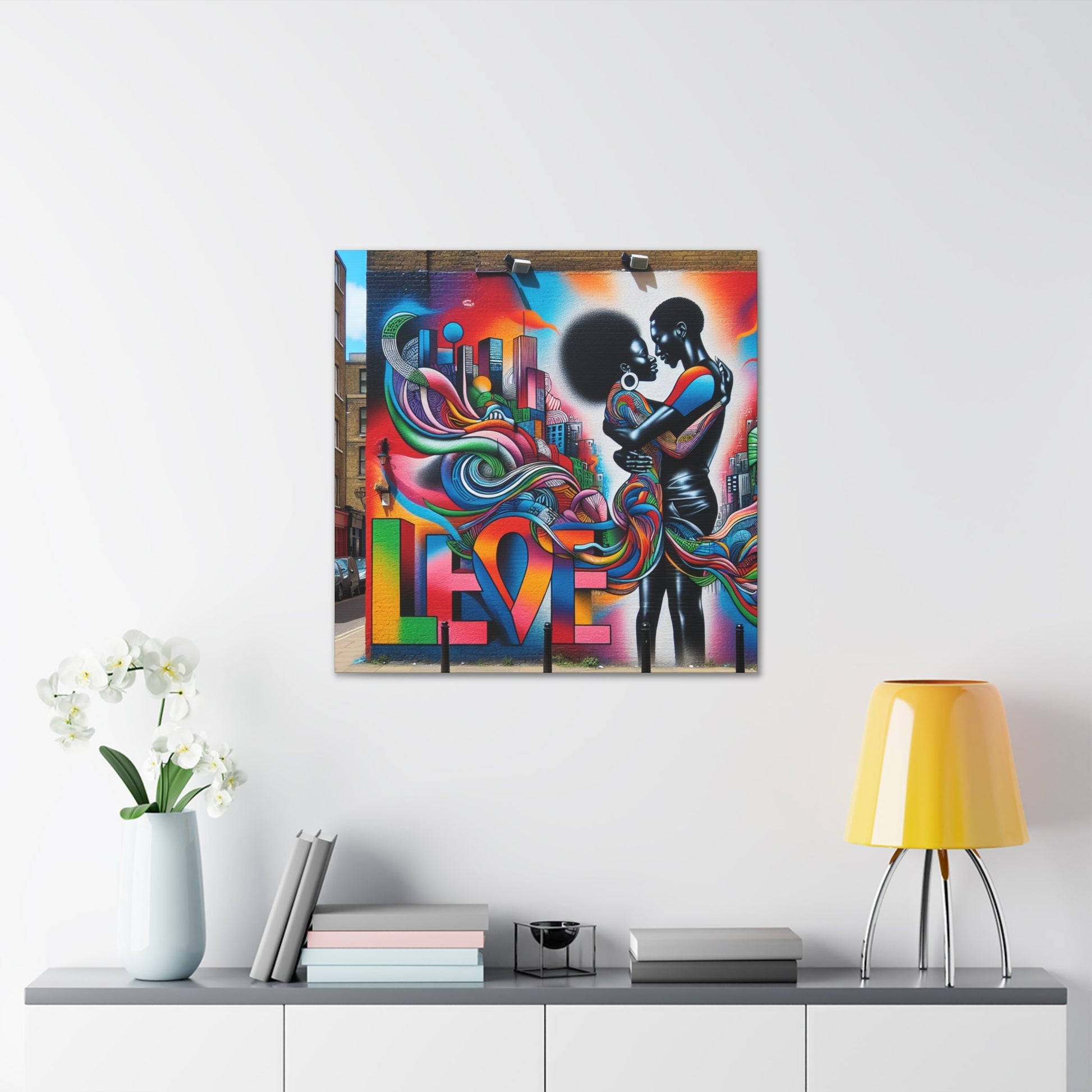 "Colorful Embrace of Love" - Canvas - Authentic4Us