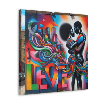 "Colorful Embrace of Love" - Canvas - Authentic4Us