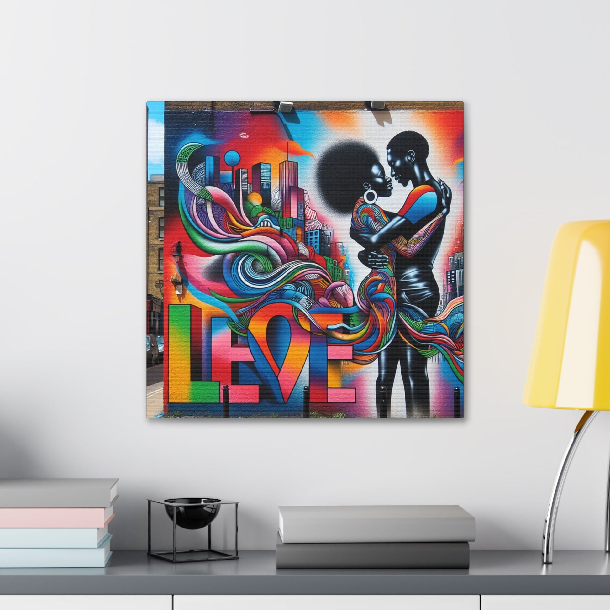 "Colorful Embrace of Love" - Canvas - Authentic4Us