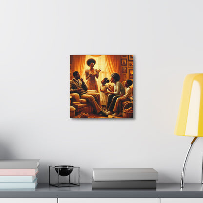 "Cozy Family Gathering" - Canvas - Authentic4Us