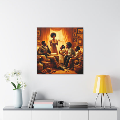 "Cozy Family Gathering" - Canvas - Authentic4Us