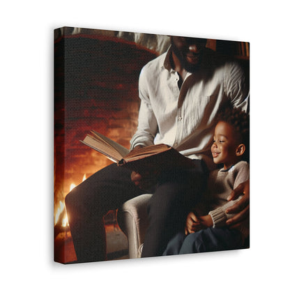 "Cozy Family Reading Time" - Canvas - Authentic4Us