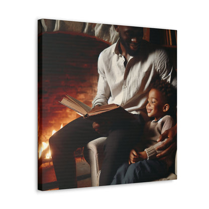 "Cozy Family Reading Time" - Canvas - Authentic4Us