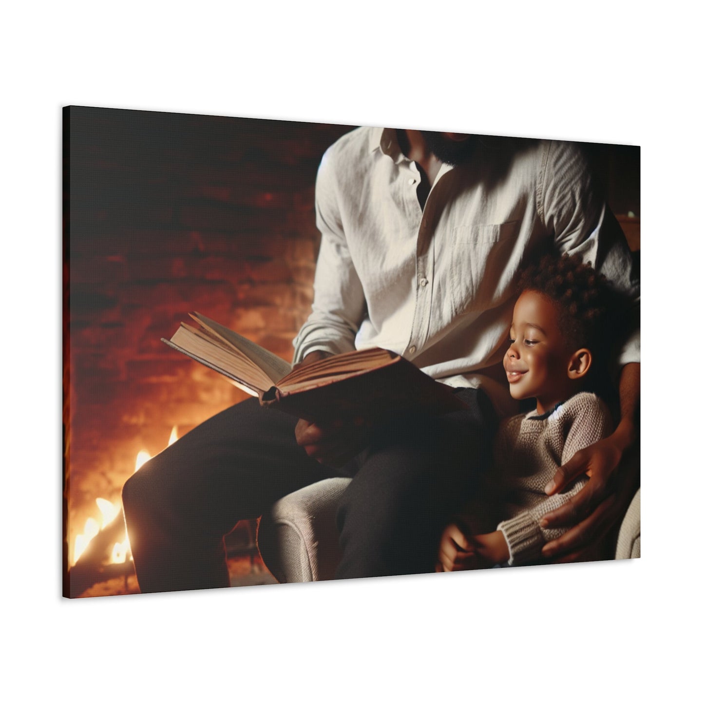 "Cozy Family Reading Time" - Canvas - Authentic4Us