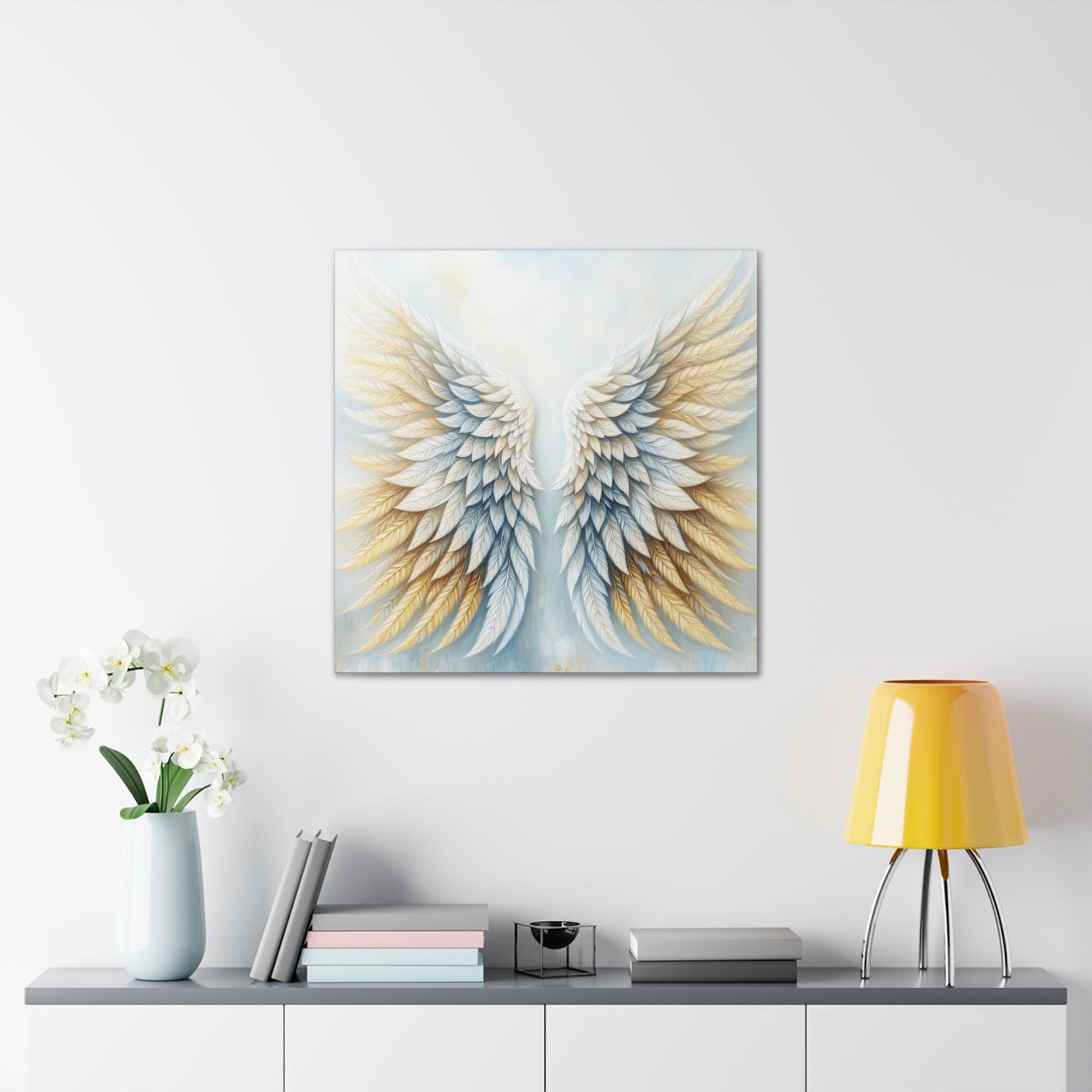 "Divine Harmony: Ethereal Wings" - Canvas - Authentic4Us