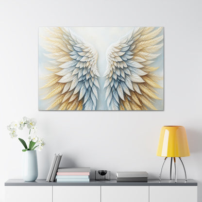 "Divine Harmony: Ethereal Wings" - Canvas - Authentic4Us