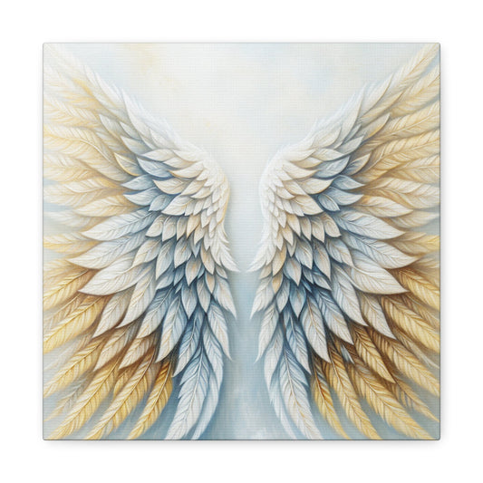 "Divine Harmony: Ethereal Wings" - Canvas - Authentic4Us