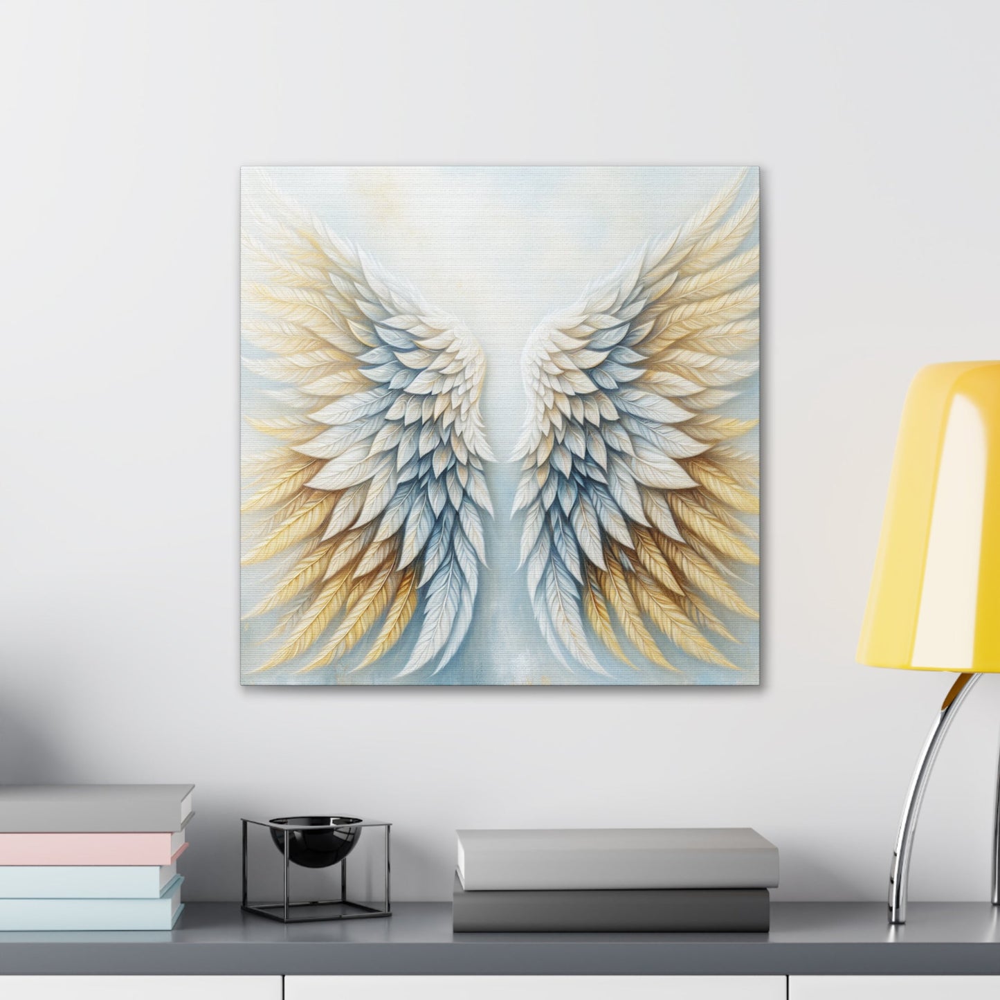 "Divine Harmony: Ethereal Wings" - Canvas - Authentic4Us