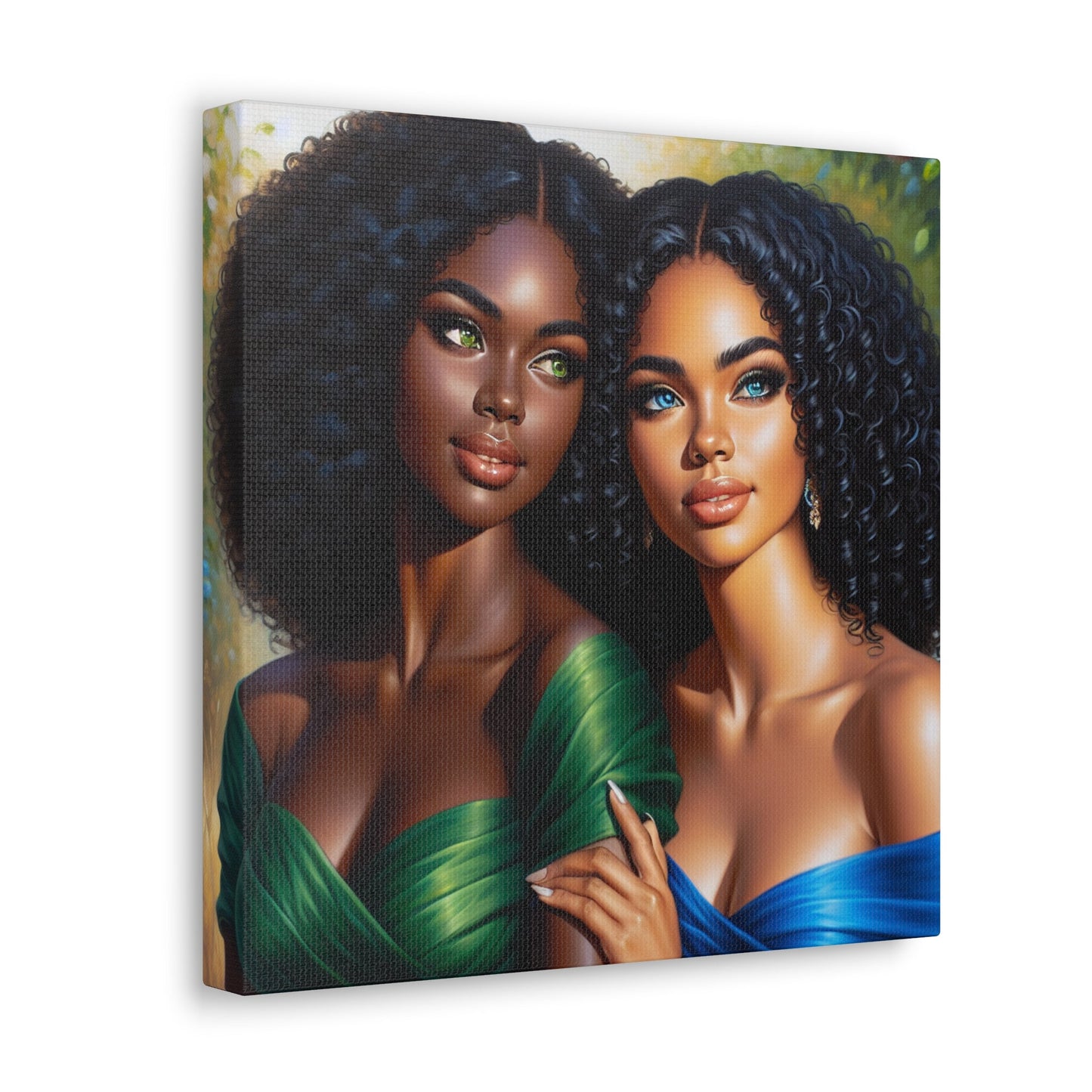 "Dual Beauty: Serene and Striking" - Canvas - Authentic4Us