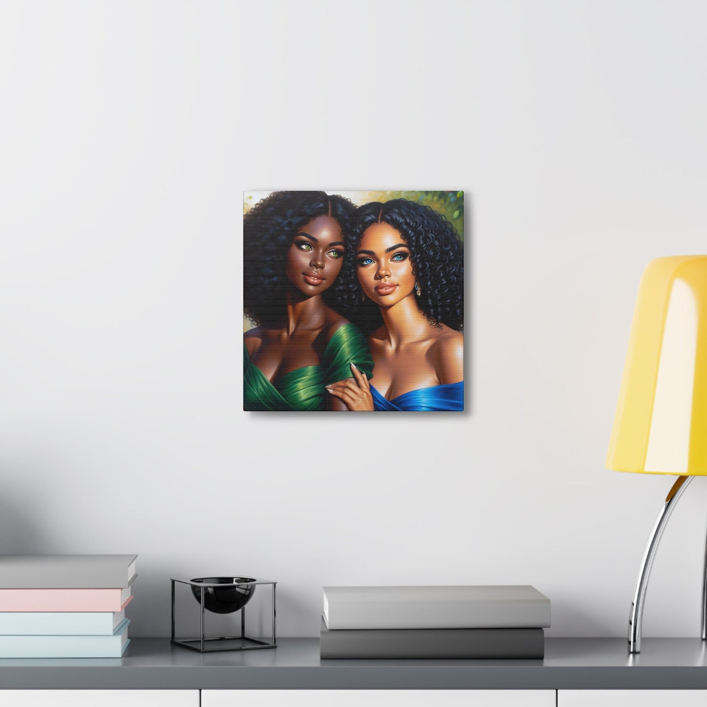 "Dual Beauty: Serene and Striking" - Canvas - Authentic4Us