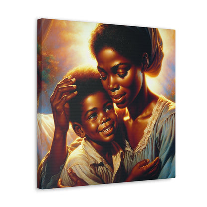 "Embrace of Love: Mother and Child" - Canvas - Authentic4Us