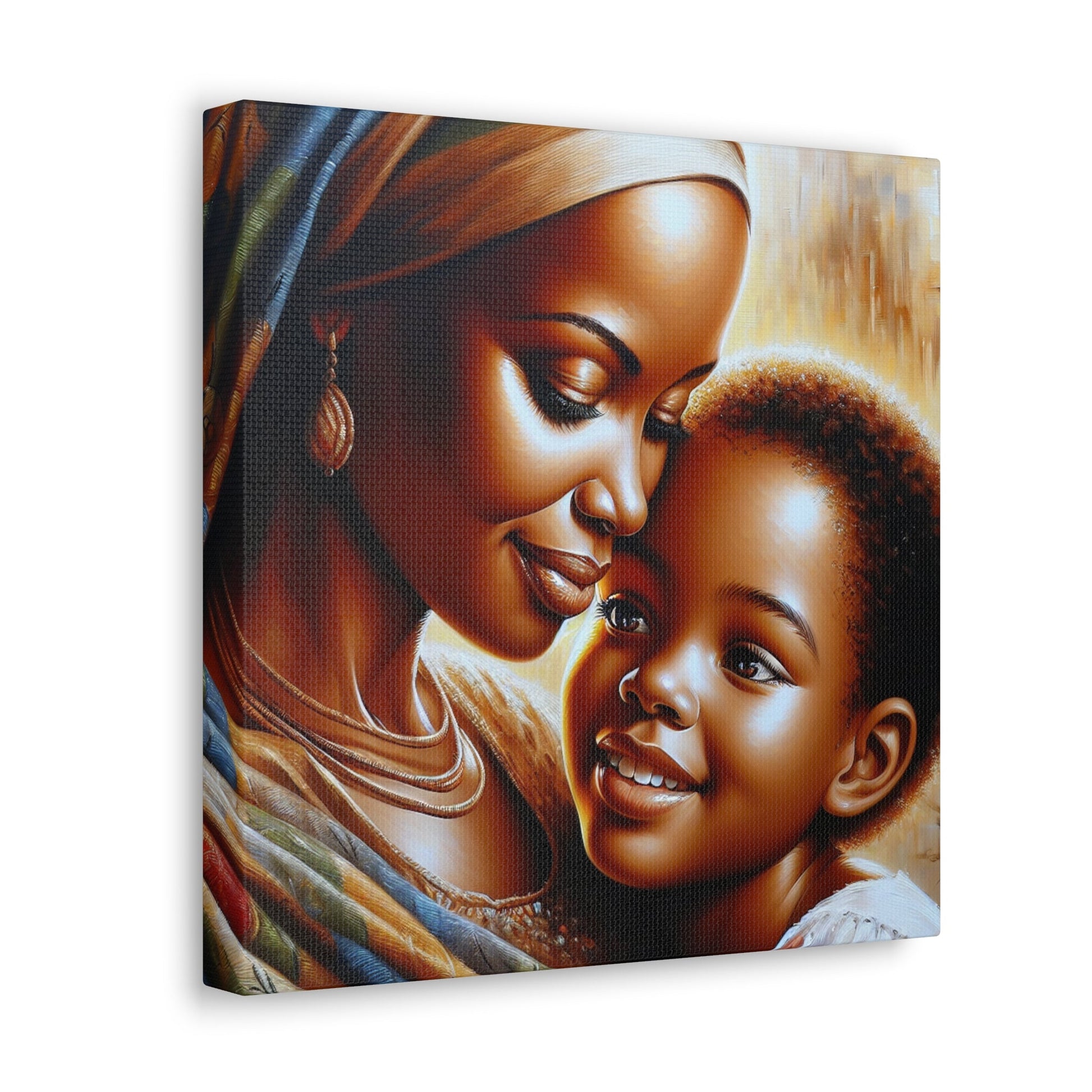 "Embrace of Love: Mother and Child" - Canvas - Authentic4Us