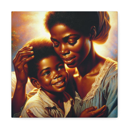 "Embrace of Love: Mother and Child" - Canvas - Authentic4Us