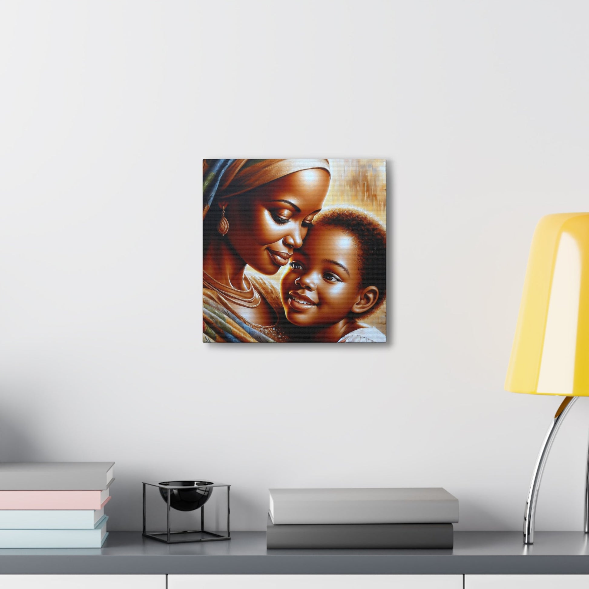 "Embrace of Love: Mother and Child" - Canvas - Authentic4Us