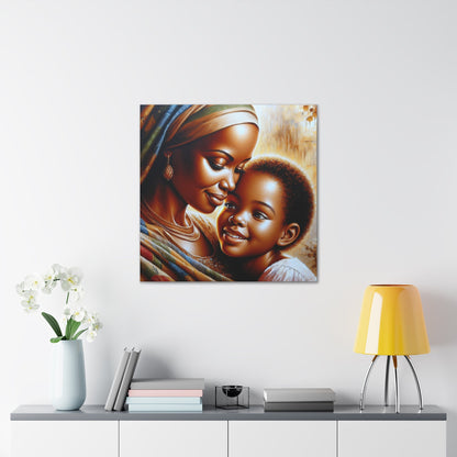 "Embrace of Love: Mother and Child" - Canvas - Authentic4Us