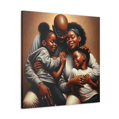 "Embracing Family Bliss" - Canvas - Authentic4Us