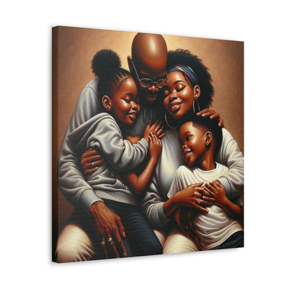 "Embracing Family Bliss" - Canvas - Authentic4Us