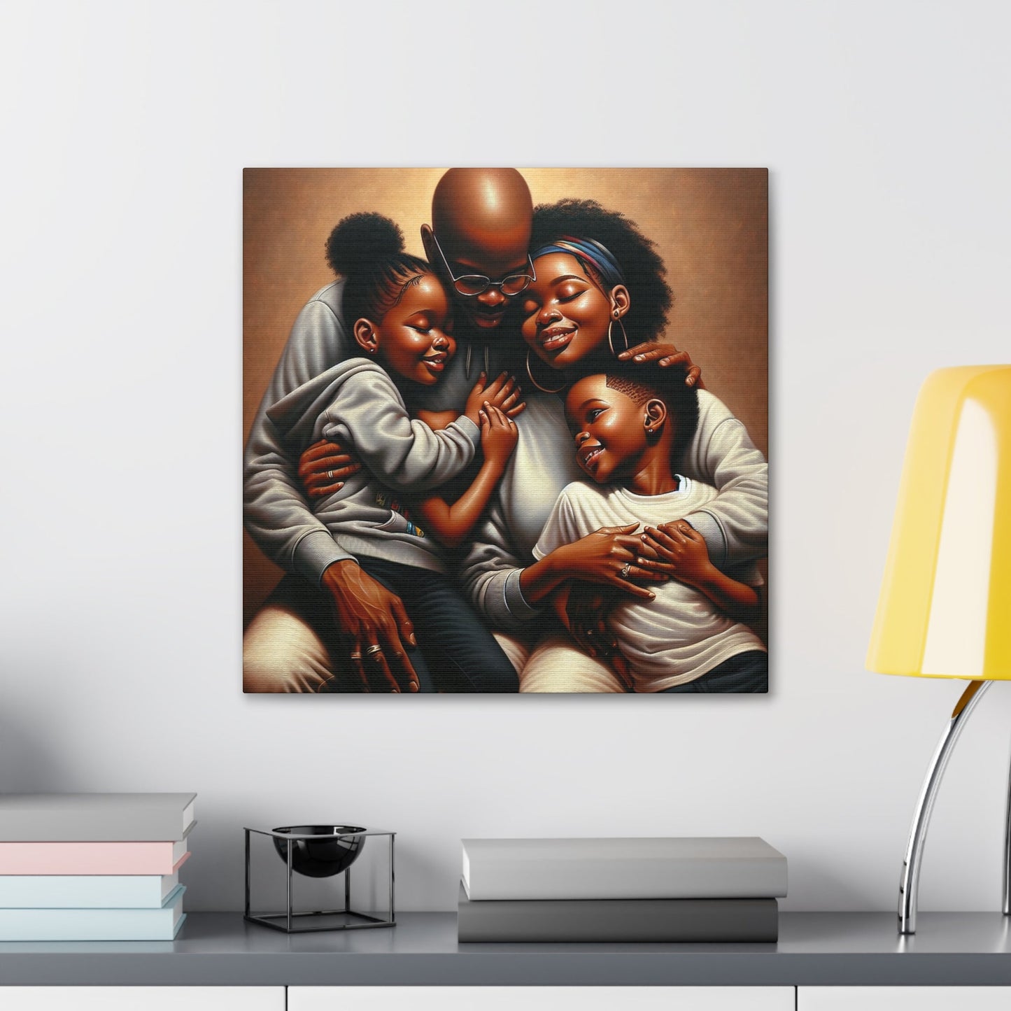 "Embracing Family Bliss" - Canvas - Authentic4Us