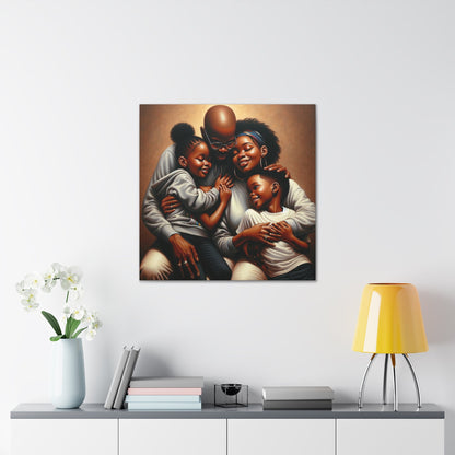 "Embracing Family Bliss" - Canvas - Authentic4Us