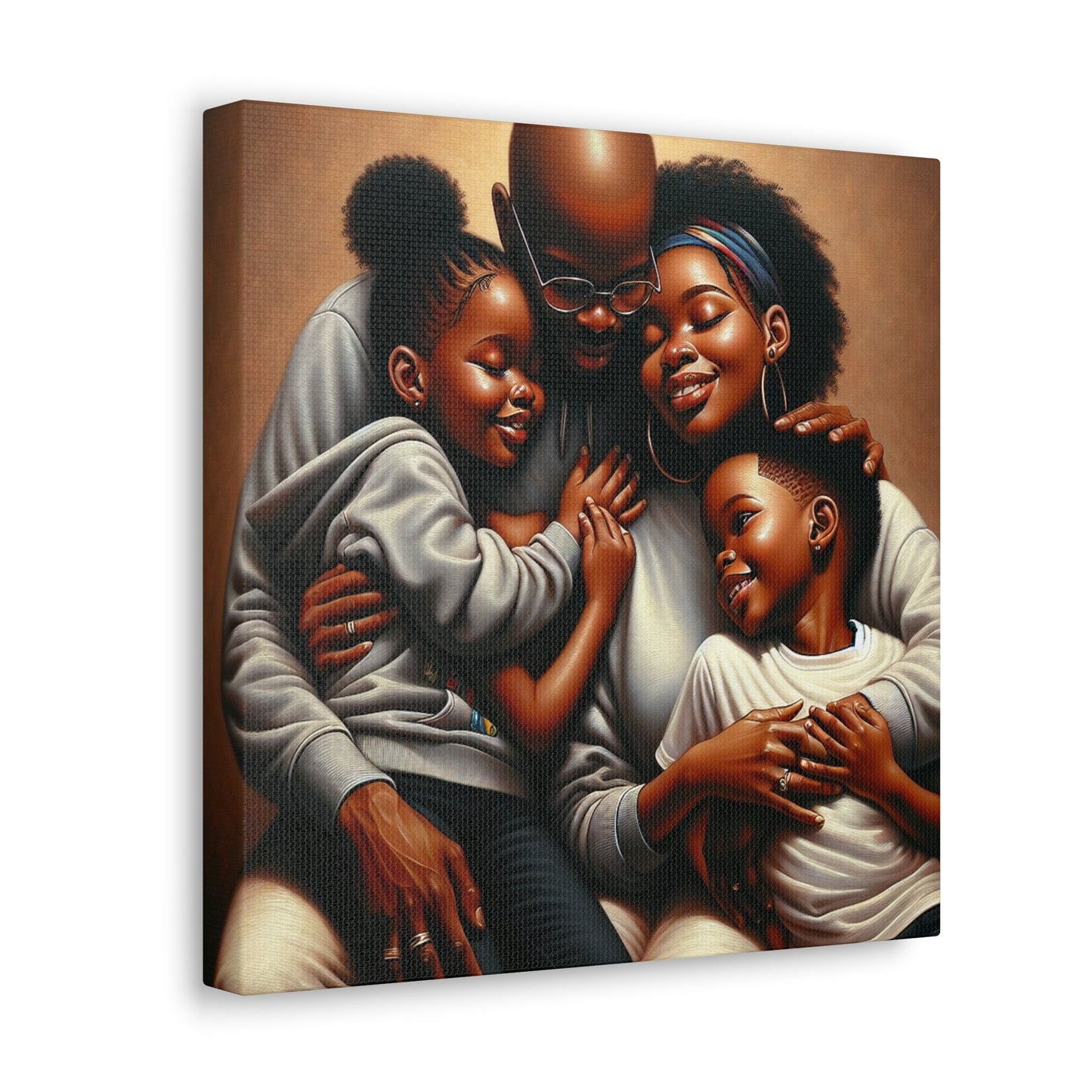 "Embracing Family Bliss" - Canvas - Authentic4Us