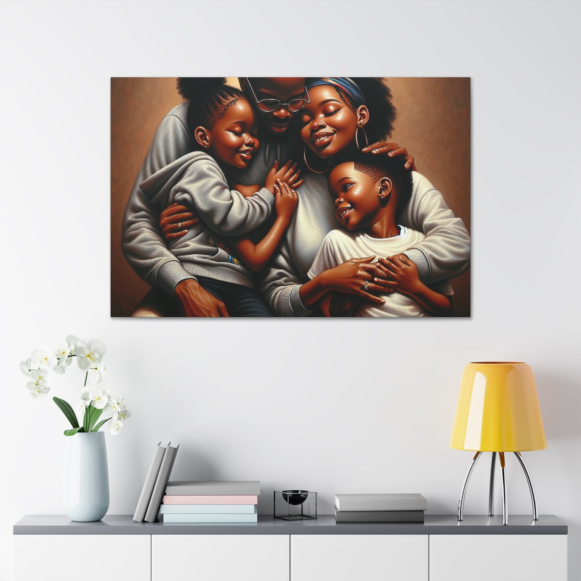 "Embracing Family Bliss" - Canvas - Authentic4Us