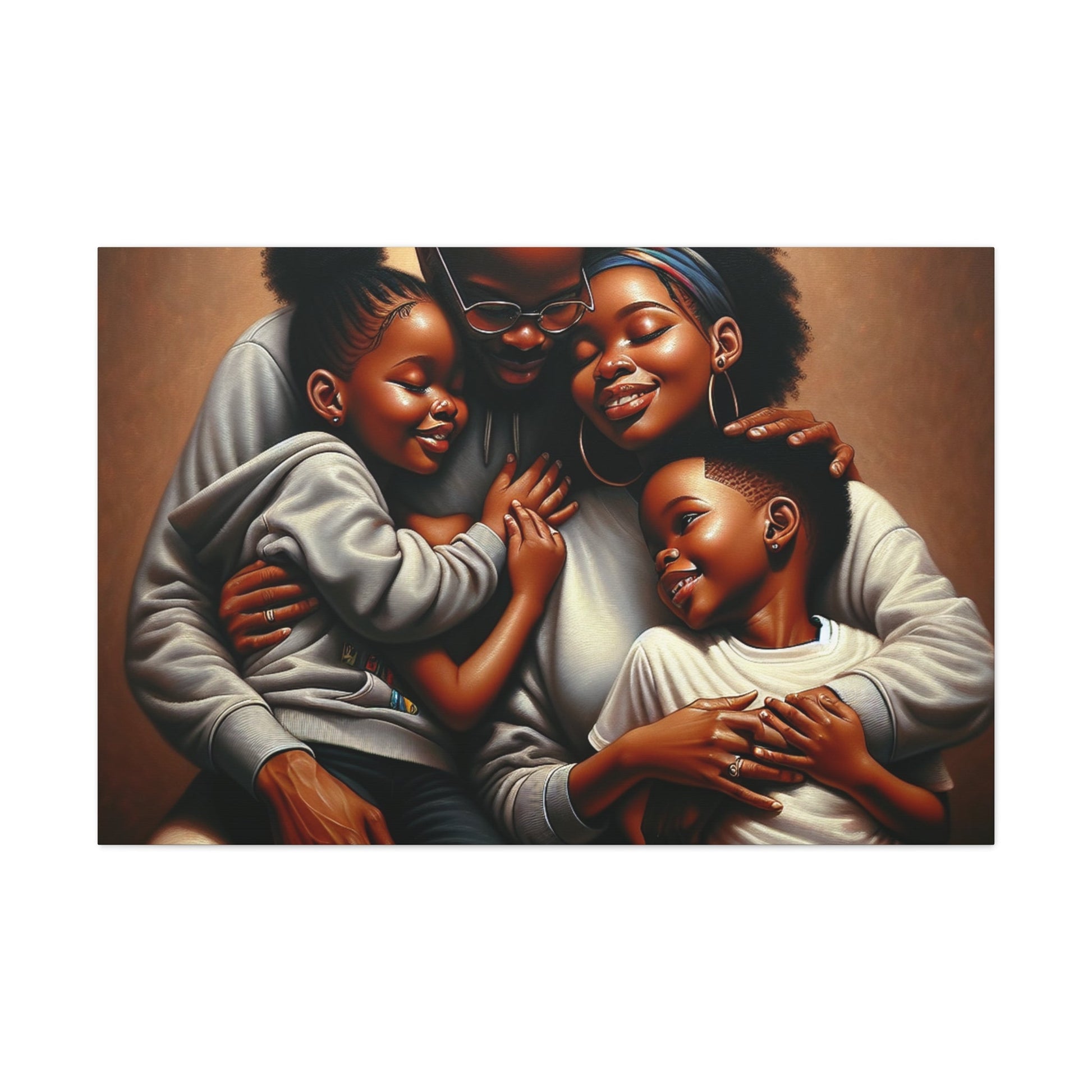 "Embracing Family Bliss" - Canvas - Authentic4Us