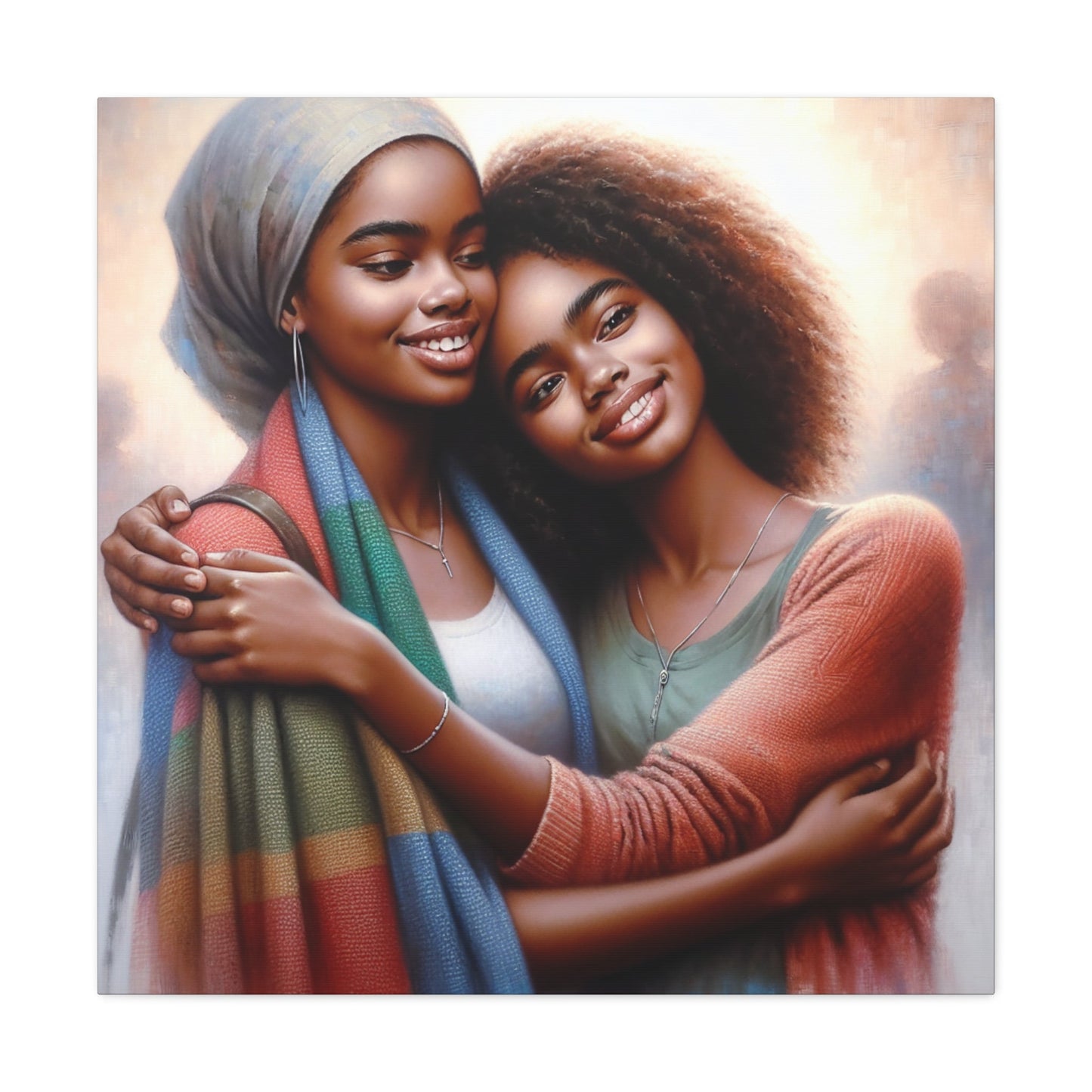 "Embracing Friendship" - Canvas - Authentic4Us