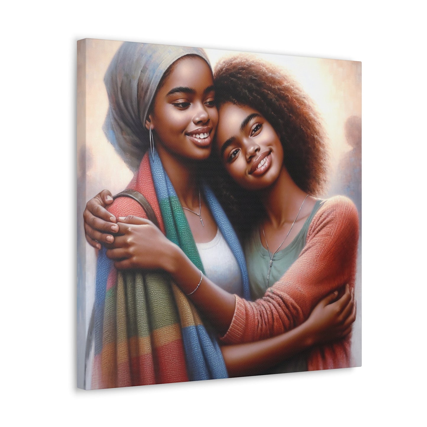 "Embracing Friendship" - Canvas - Authentic4Us