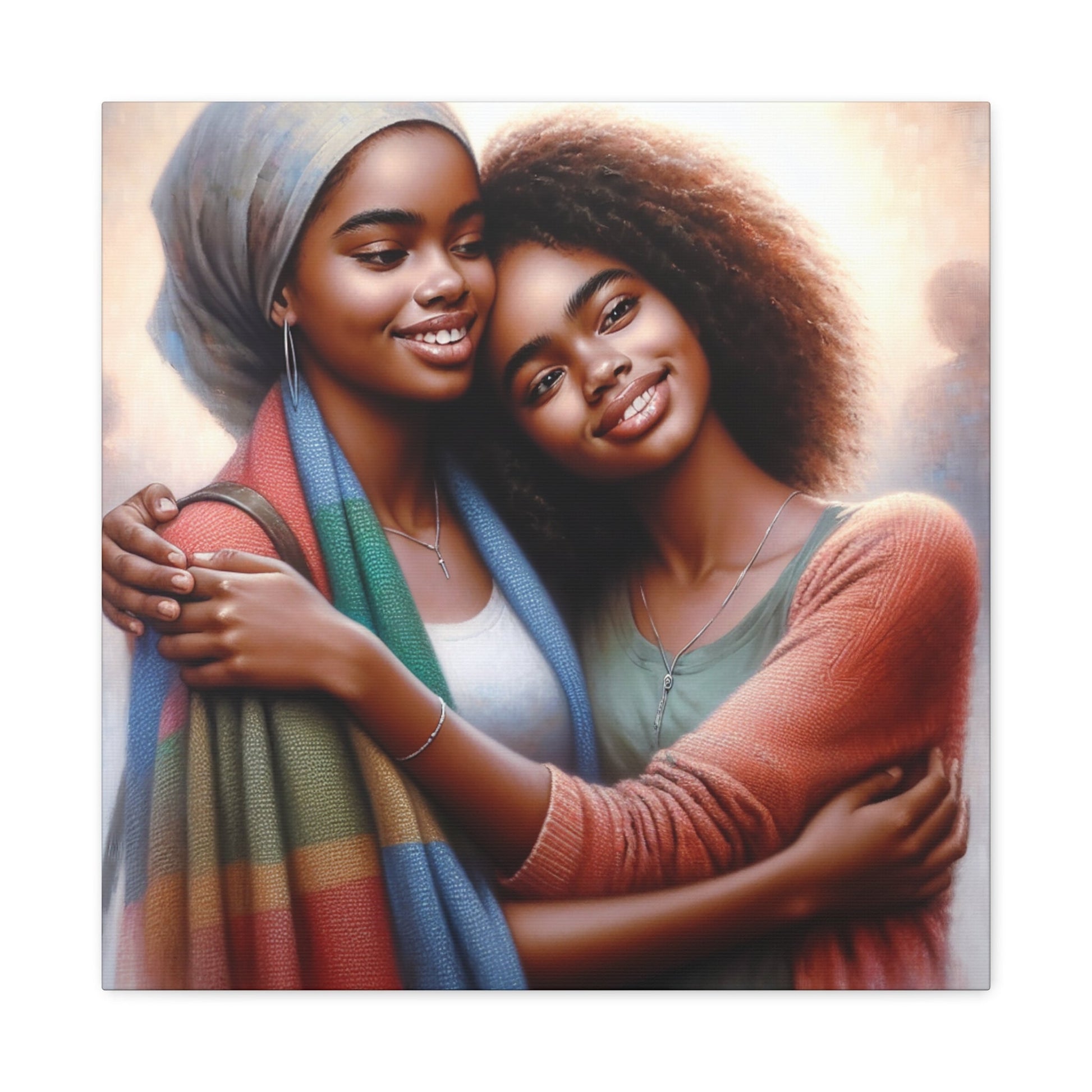 "Embracing Friendship" - Canvas - Authentic4Us