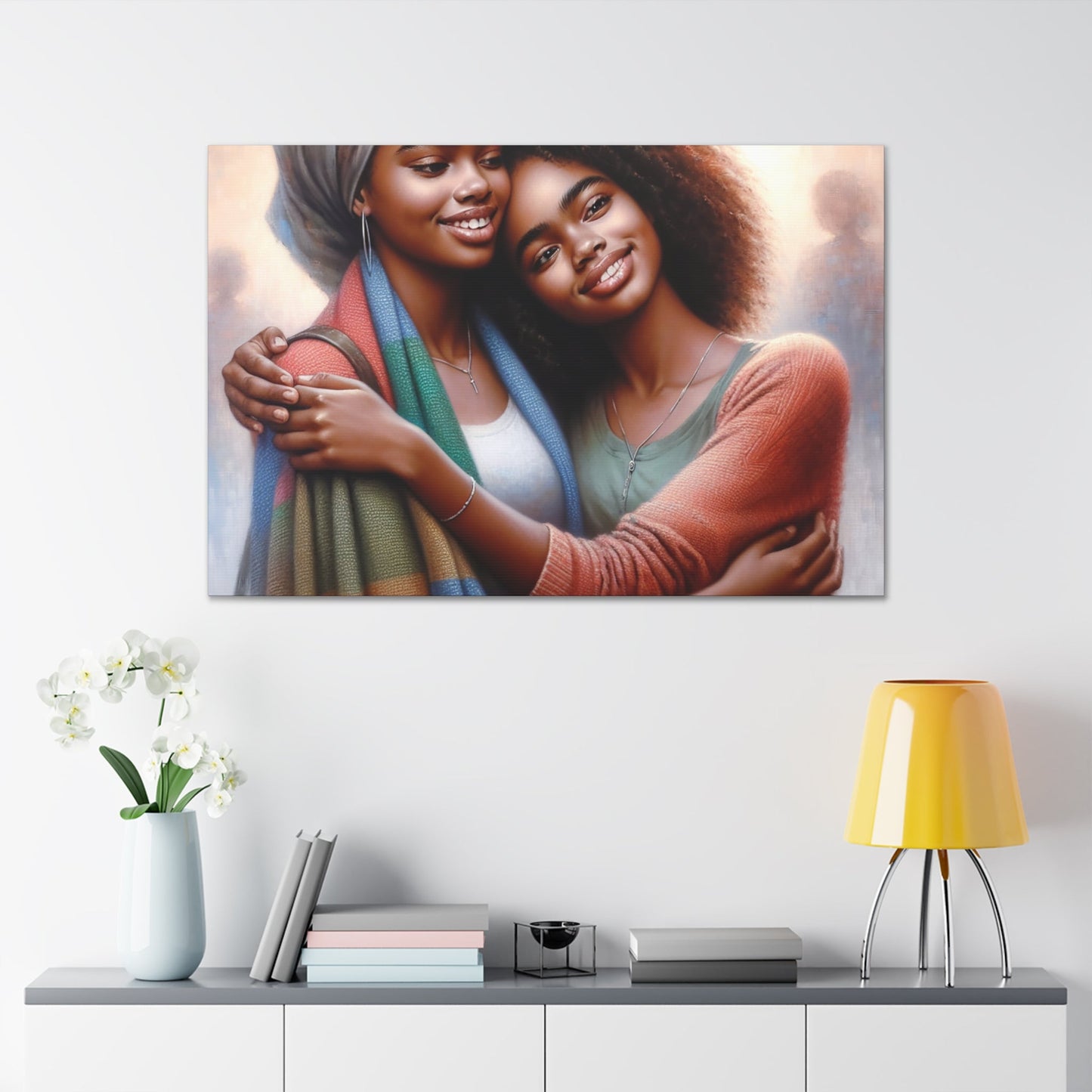 "Embracing Friendship" - Canvas - Authentic4Us