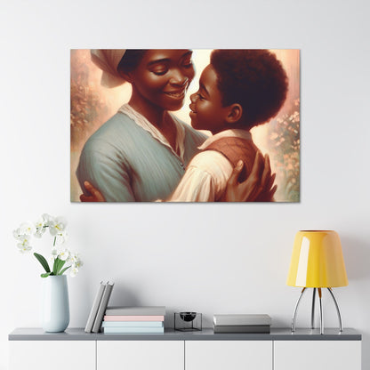 "Embracing Love: A Mother's Joy" - Canvas - Authentic4Us