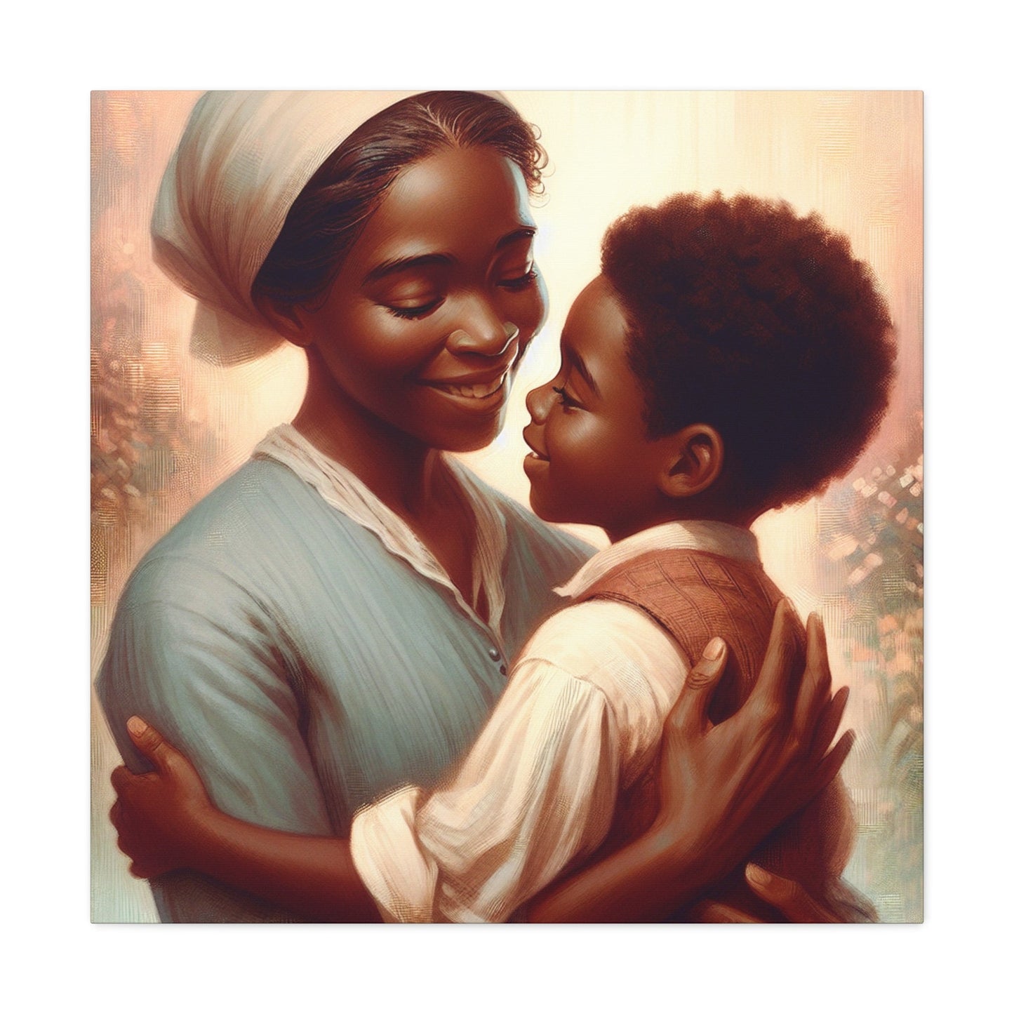 "Embracing Love: A Mother's Joy" - Canvas - Authentic4Us