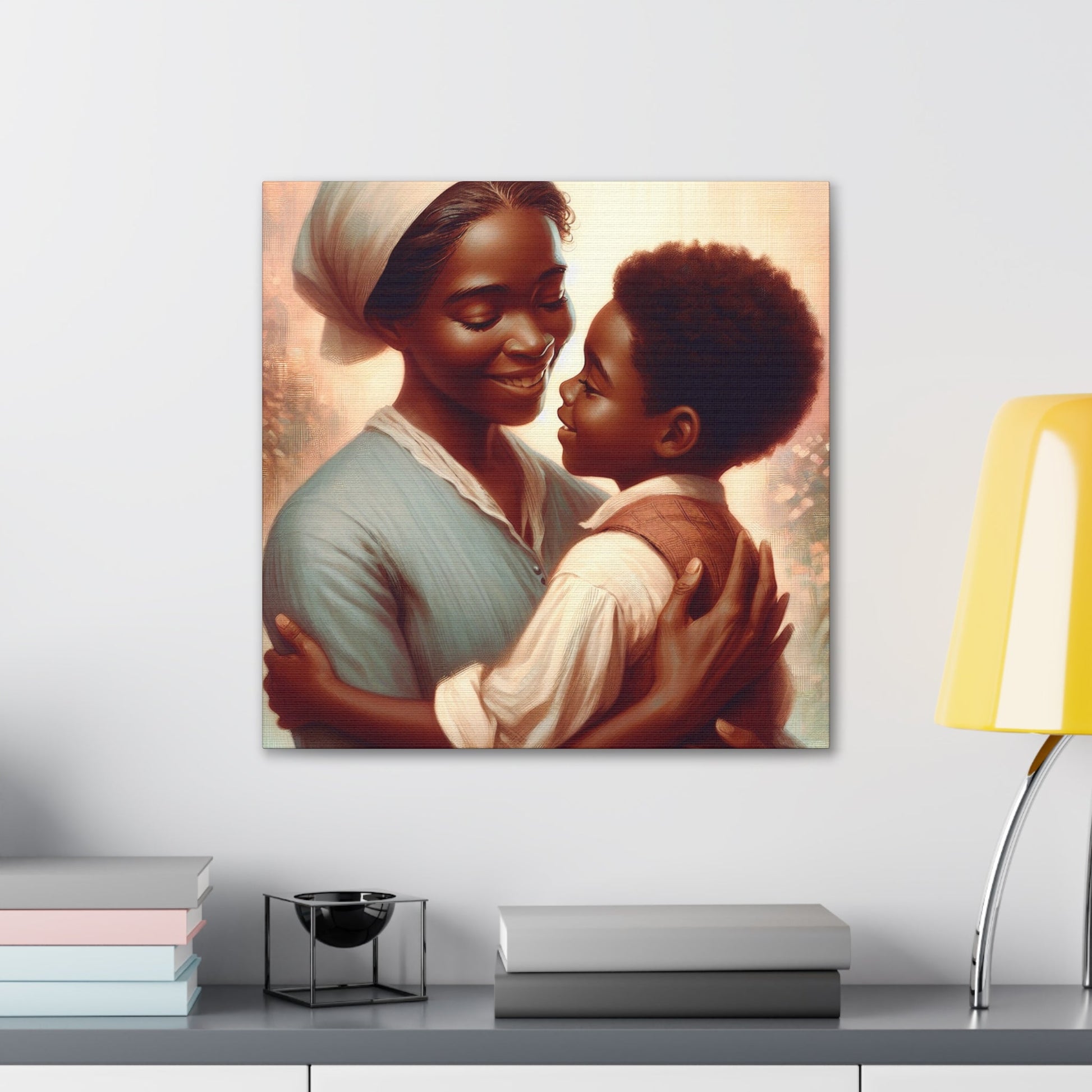 "Embracing Love: A Mother's Joy" - Canvas - Authentic4Us