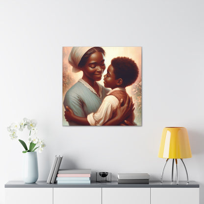 "Embracing Love: A Mother's Joy" - Canvas - Authentic4Us