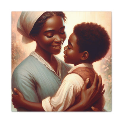 "Embracing Love: A Mother's Joy" - Canvas - Authentic4Us