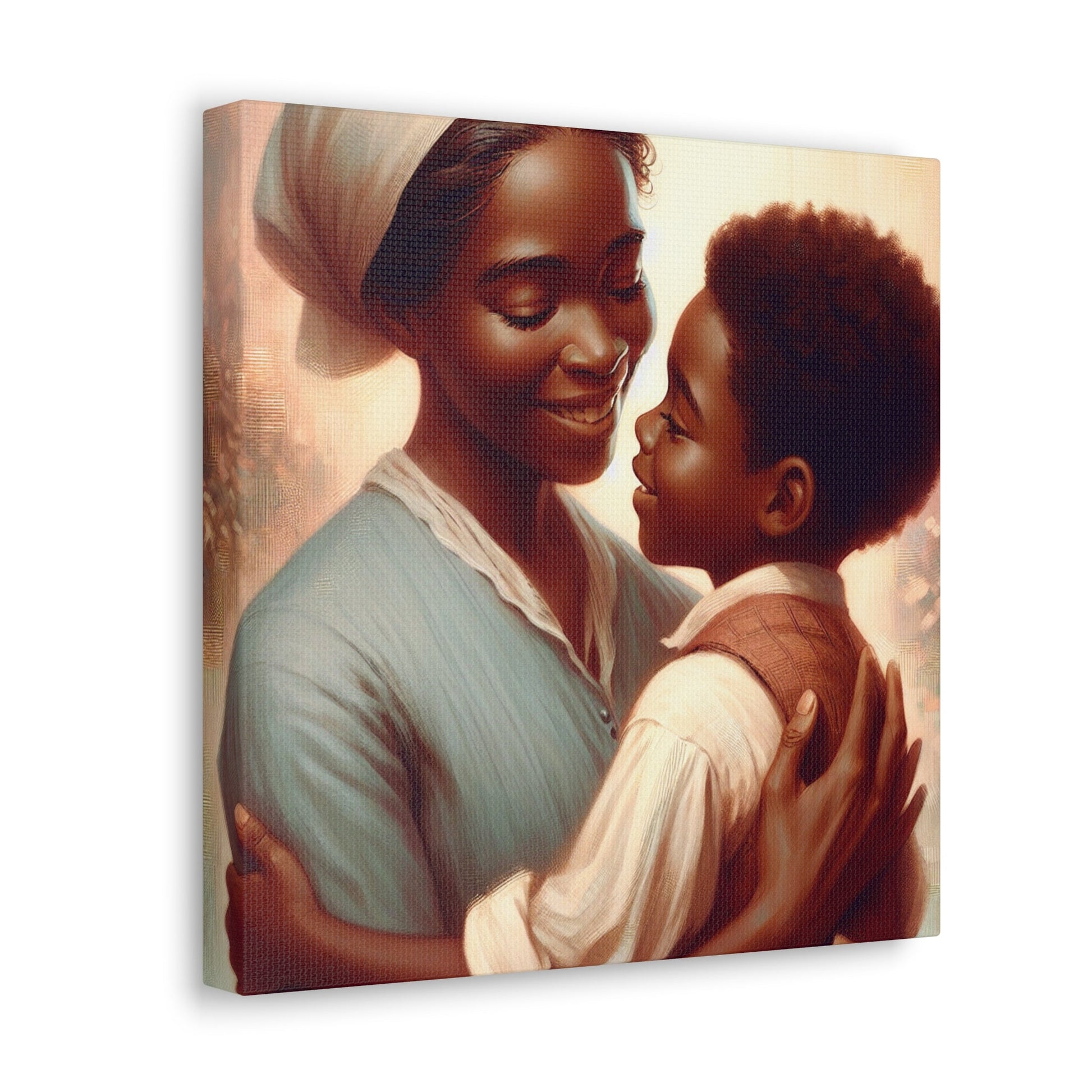 "Embracing Love: A Mother's Joy" - Canvas - Authentic4Us