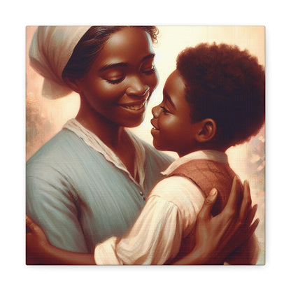 "Embracing Love: A Mother's Joy" - Canvas - Authentic4Us