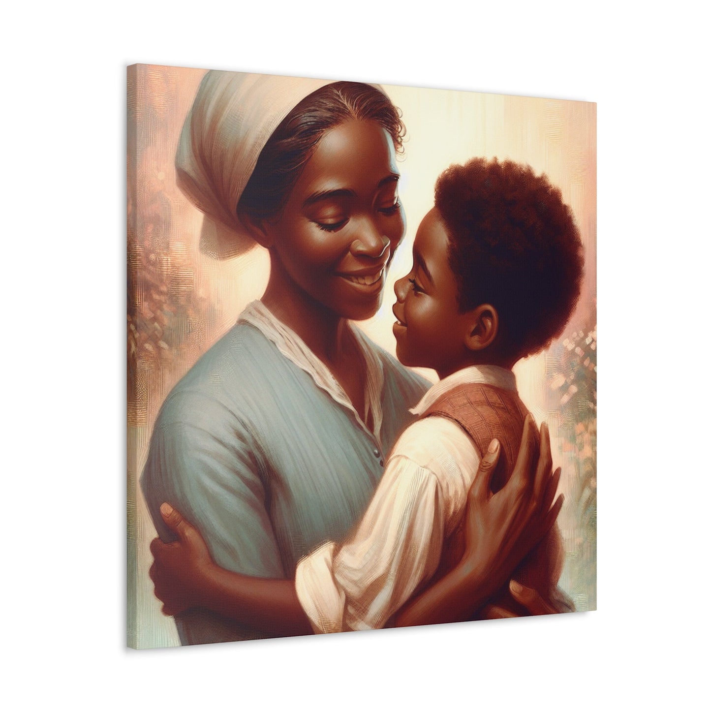 "Embracing Love: A Mother's Joy" - Canvas - Authentic4Us