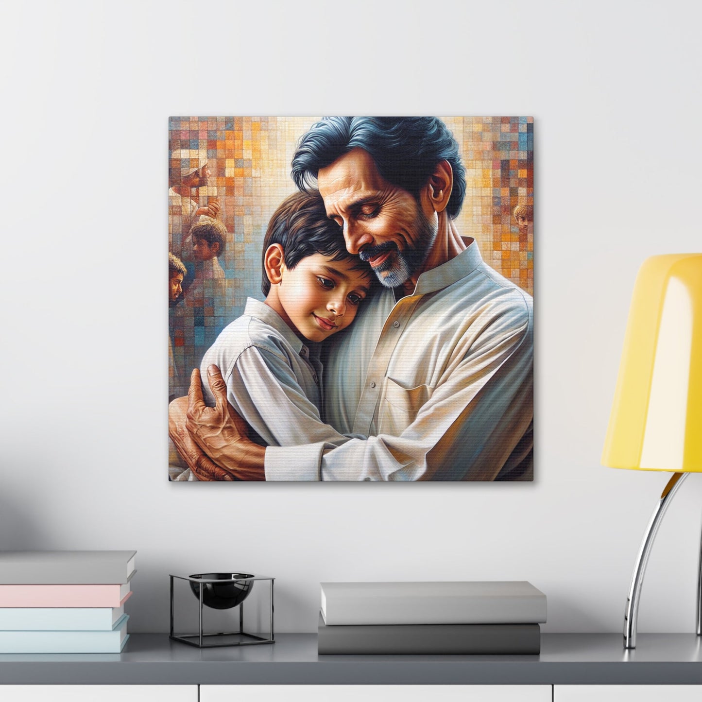 "Embracing Wisdom: An Intimate Bond" - Canvas - Authentic4Us