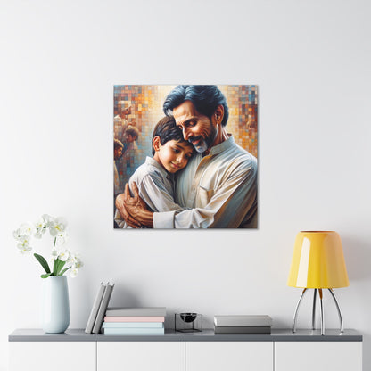 "Embracing Wisdom: An Intimate Bond" - Canvas - Authentic4Us