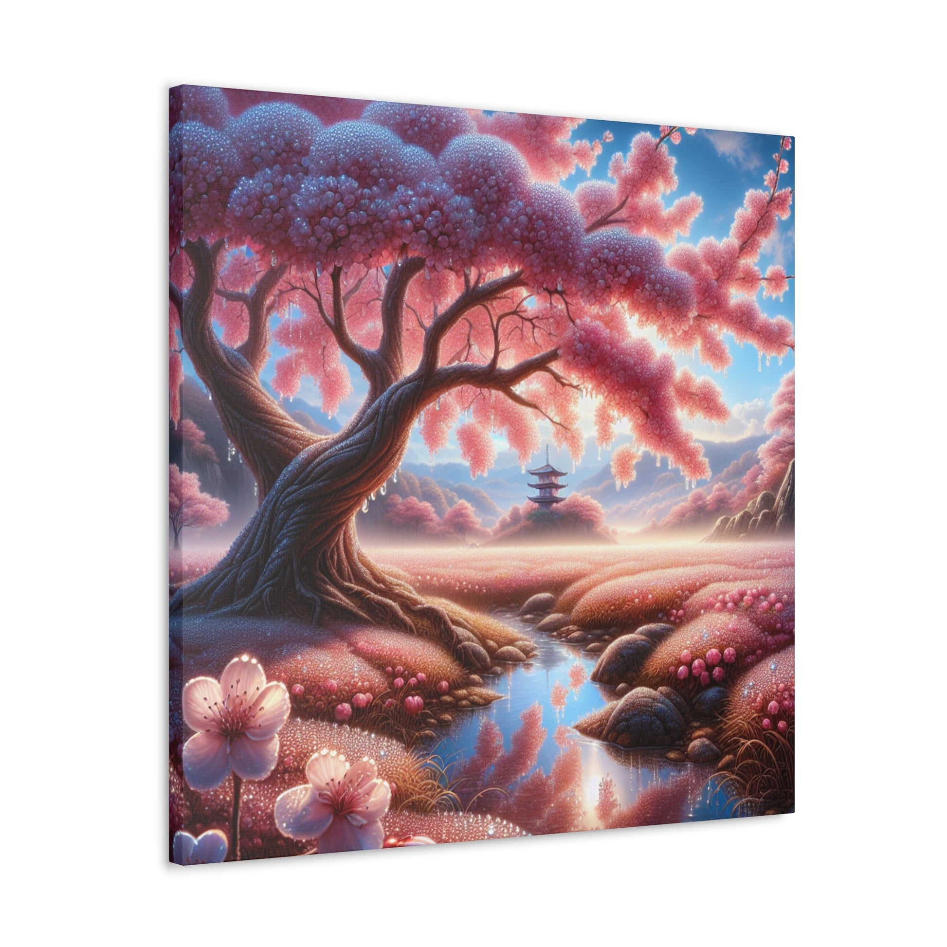 "Enchanting Cherry Blossom Bliss" - Canvas - Authentic4Us