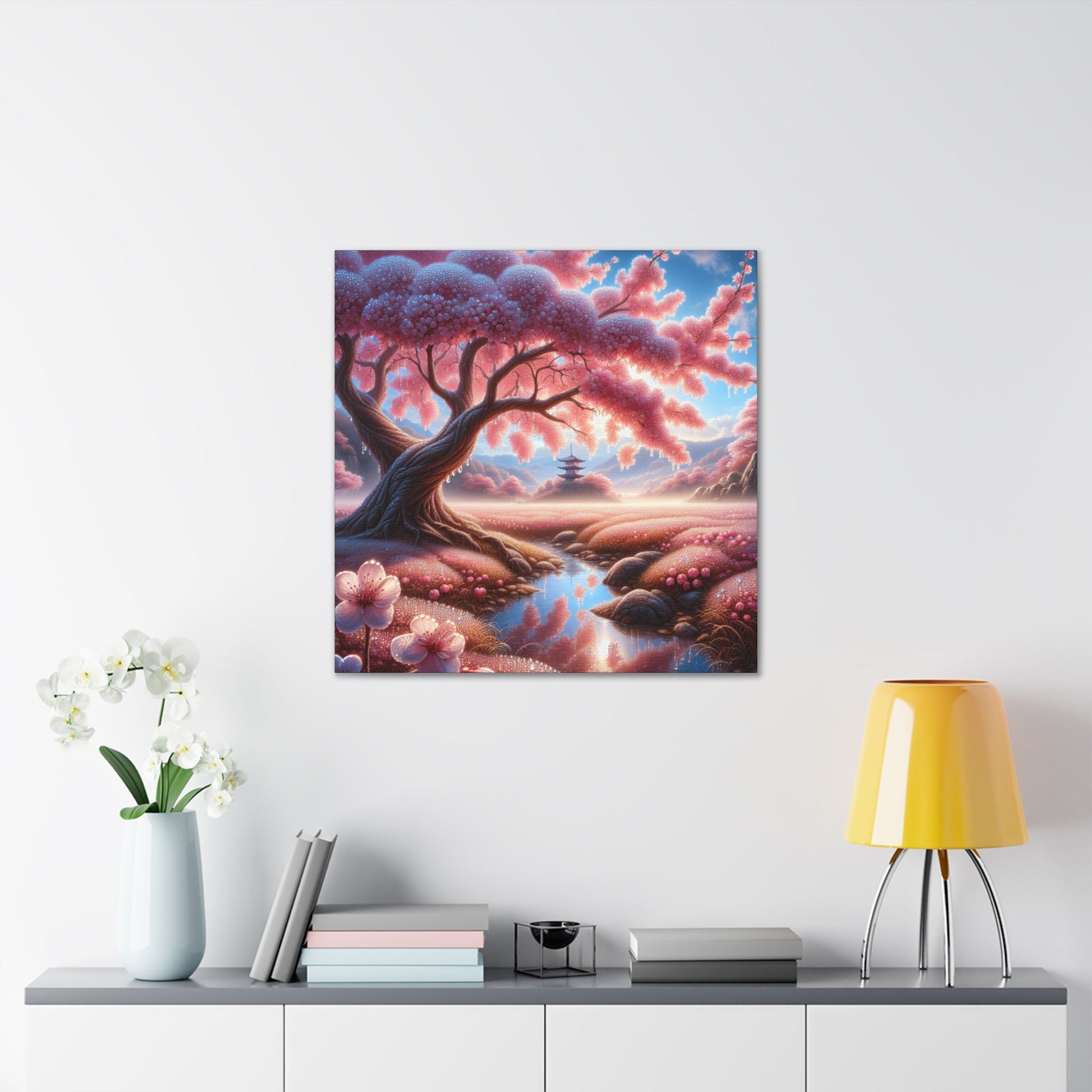 "Enchanting Cherry Blossom Bliss" - Canvas - Authentic4Us