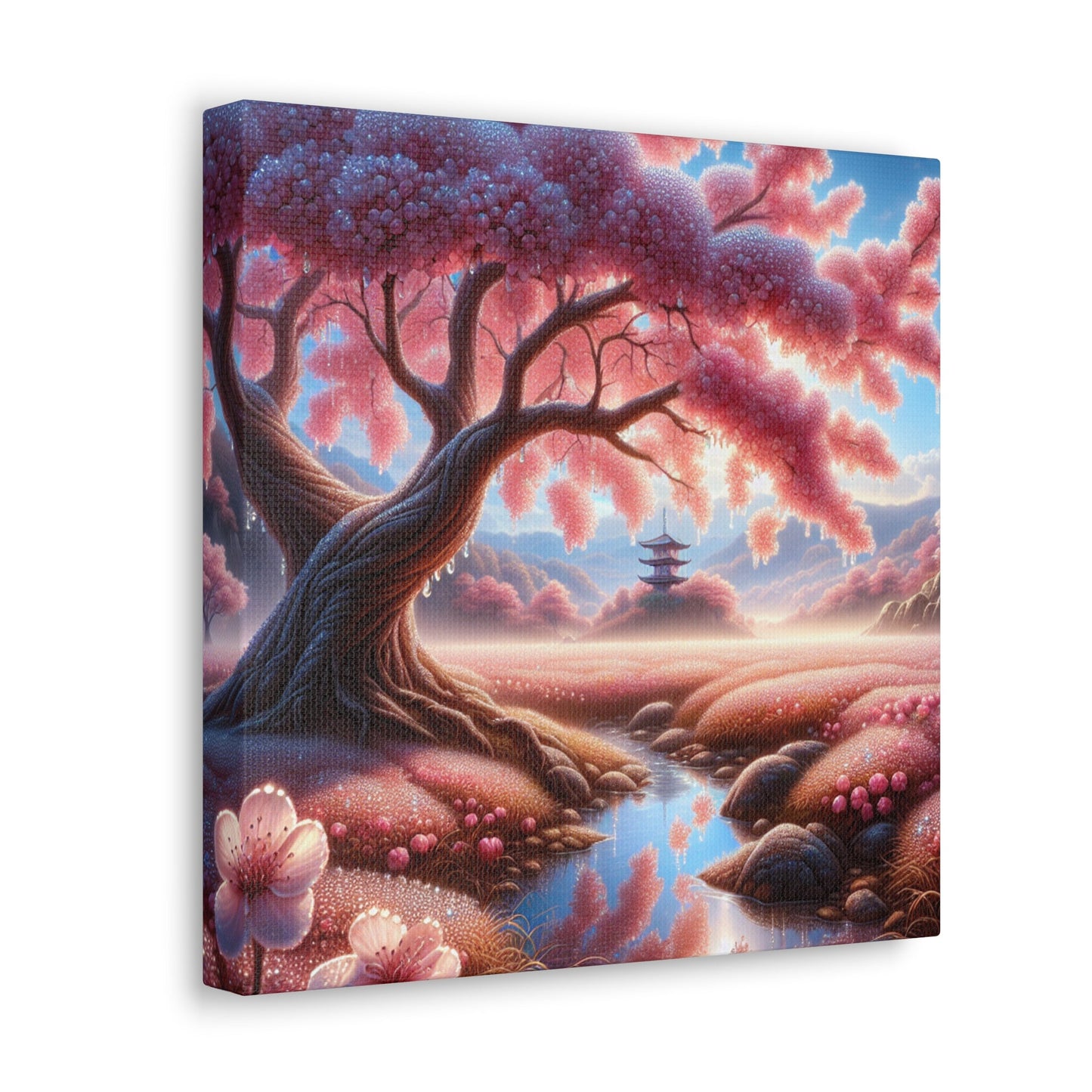 "Enchanting Cherry Blossom Bliss" - Canvas - Authentic4Us