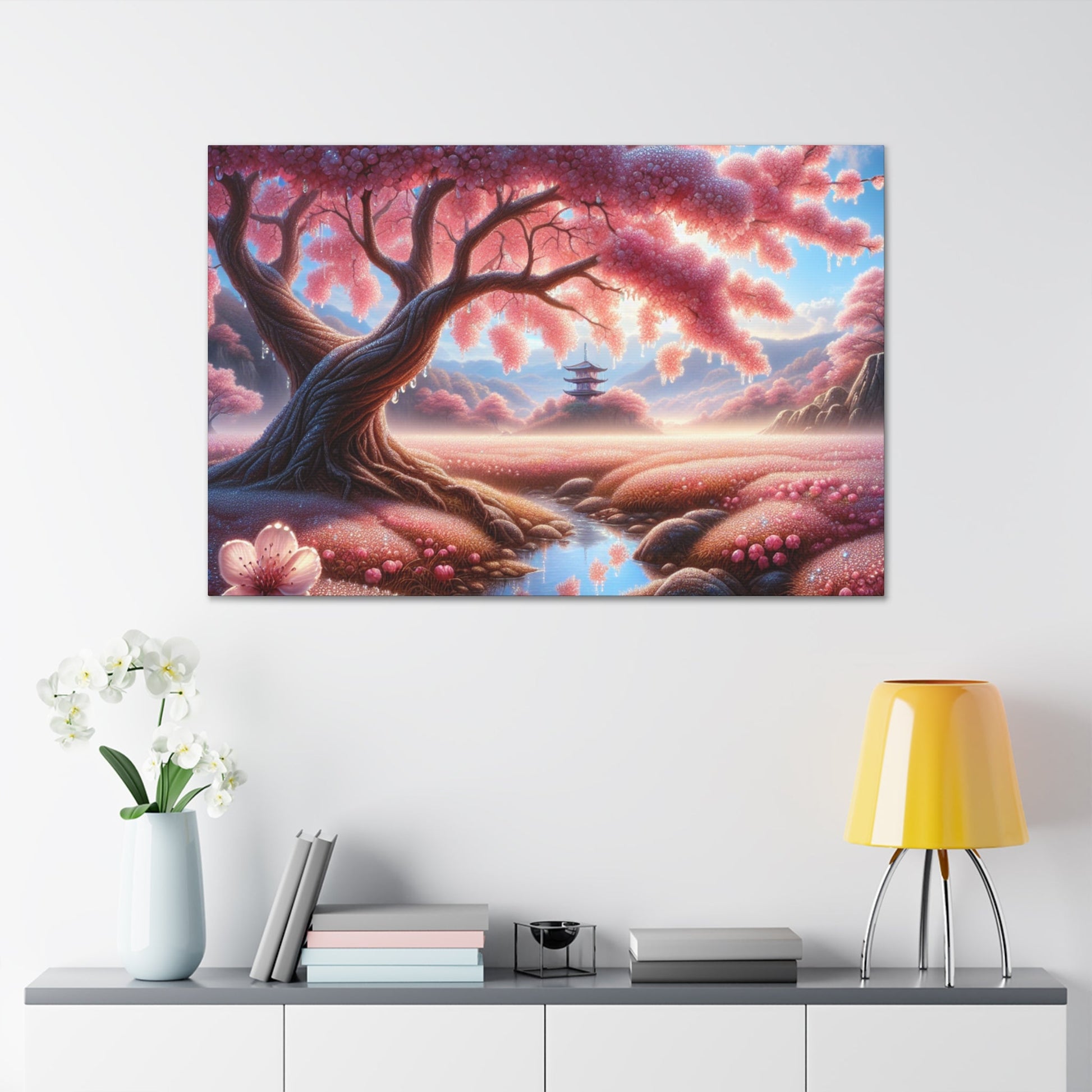 "Enchanting Cherry Blossom Bliss" - Canvas - Authentic4Us