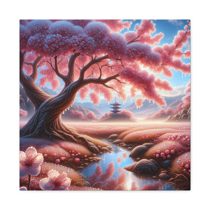 "Enchanting Cherry Blossom Bliss" - Canvas - Authentic4Us