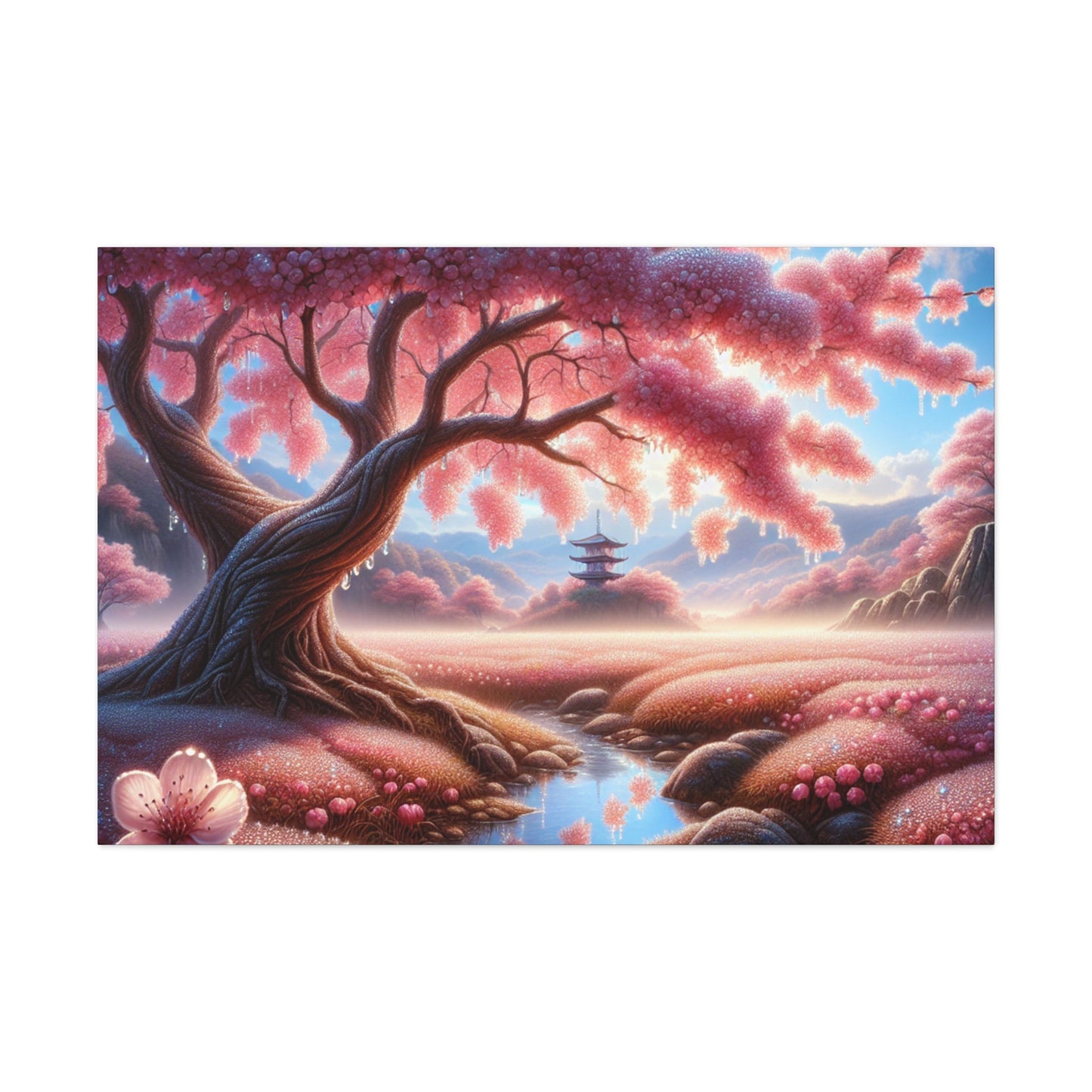 "Enchanting Cherry Blossom Bliss" - Canvas - Authentic4Us